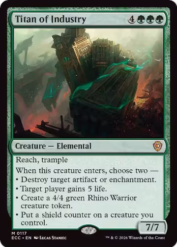 Titan of Industry (117), Commander: Lorwyn Eclipsed — Magic card price