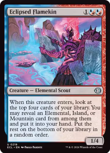 Eclipsed Flamekin (219), Lorwyn Eclipsed — Magic card price