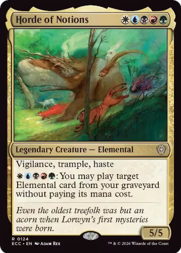 Horde of Notions (124), Commander: Lorwyn Eclipsed — Magic card price