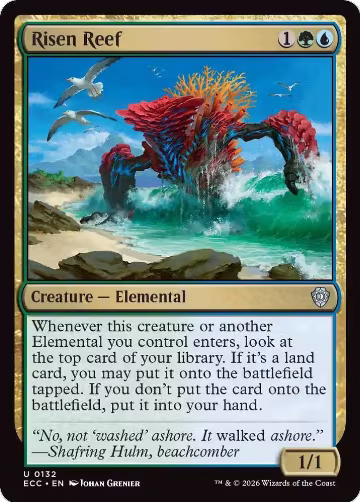 Risen Reef (132), Commander: Lorwyn Eclipsed — Magic card price