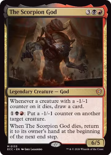 The Scorpion God (133), Commander: Lorwyn Eclipsed — Magic card price