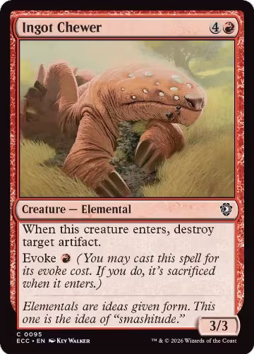 Ingot Chewer (95), Commander: Lorwyn Eclipsed — Magic card price