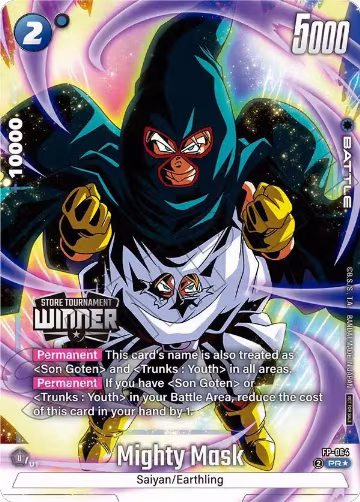 Mighty Mask (Tournament Pack -Winner- 09) (FP-064), Tournament and Championship Promos — DB Fusion card price
