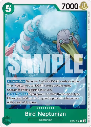 Bird Neptunian (EB04-016), The Azure Sea's Seven — One Piece card price