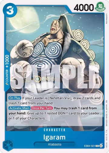 Igaram (EB04-021), The Azure Sea's Seven — One Piece card price