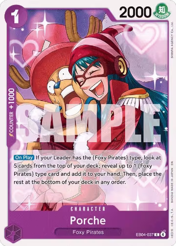 Porche (EB04-037), The Azure Sea's Seven — One Piece card price