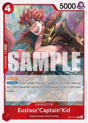 Eustass"Captain"Kid - OP14-014 (OP14-014), The Azure Sea's Seven — One Piece card price