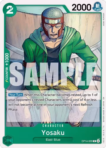 Yosaku (OP14-035), The Azure Sea's Seven — One Piece card price