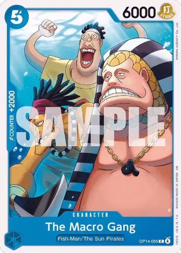 The Macro Gang (OP14-055), The Azure Sea's Seven — One Piece card price