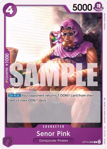 Senor Pink (OP14-065), The Azure Sea's Seven — One Piece card price