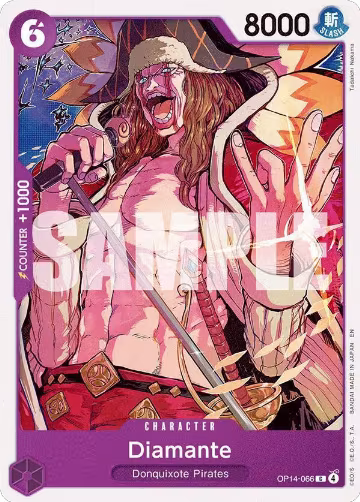 Diamante (OP14-066), The Azure Sea's Seven — One Piece card price
