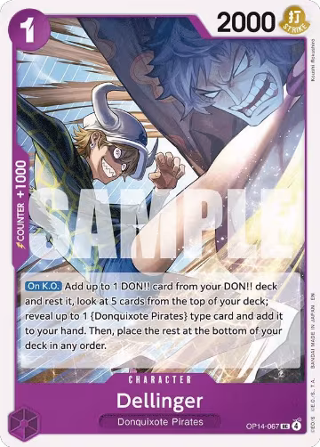 Dellinger (OP14-067), The Azure Sea's Seven — One Piece card price