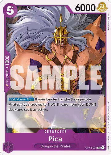 Pica (OP14-071), The Azure Sea's Seven — One Piece card price