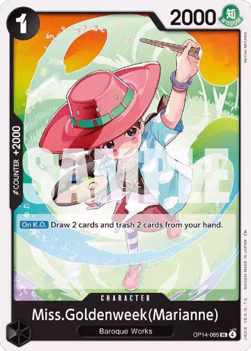 Miss.Goldenweek(Marianne) (OP14-085), The Azure Sea's Seven — One Piece card price