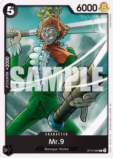 Mr.9 (OP14-095), The Azure Sea's Seven — One Piece card price