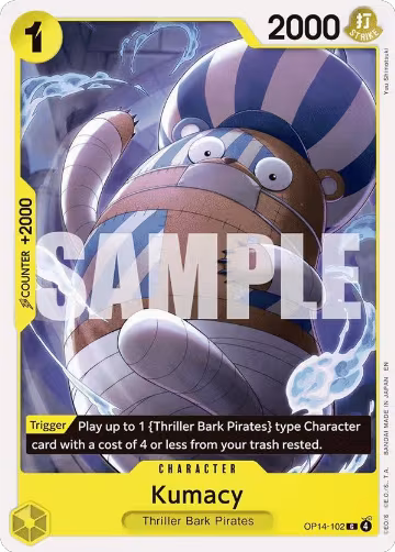 Kumacy (OP14-102), The Azure Sea's Seven — One Piece card price