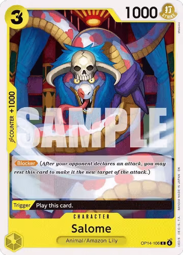 Salome (OP14-106), The Azure Sea's Seven — One Piece card price