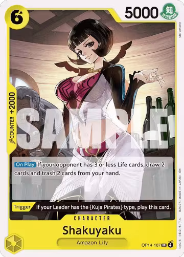Shakuyaku (OP14-107), The Azure Sea's Seven — One Piece card price