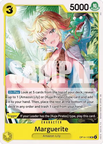Marguerite (OP14-113), The Azure Sea's Seven — One Piece card price