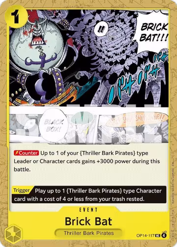 Brick Bat (OP14-117), The Azure Sea's Seven — One Piece card price