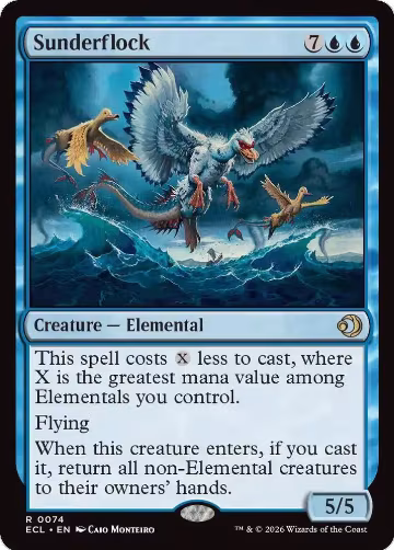 Sunderflock (74), Lorwyn Eclipsed — Magic card price