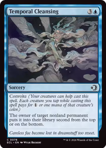 Temporal Cleansing (78), Lorwyn Eclipsed — Magic card price