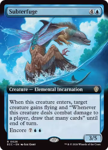 Subterfuge (Extended Art) (26), Commander: Lorwyn Eclipsed — Magic card price