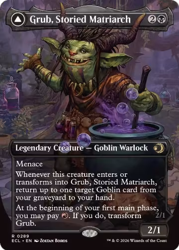 Grub, Storied Matriarch (Borderless) (289), Lorwyn Eclipsed — Magic card price