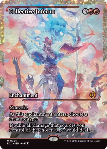 Collective Inferno (Showcase) (Fracture Foil) (397), Lorwyn Eclipsed — Magic card price