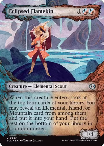 Eclipsed Flamekin (Showcase) (337), Lorwyn Eclipsed — Magic card price