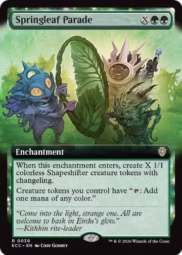 Springleaf Parade (Extended Art) (39) — card price