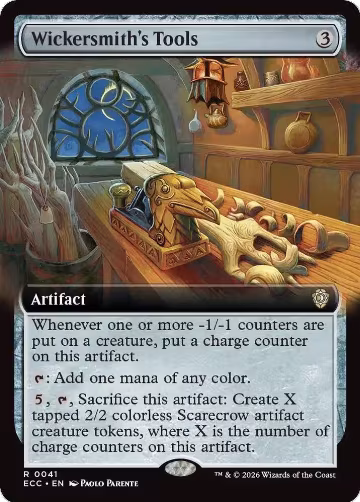 Wickersmith's Tools (Extended Art) (41), Commander: Lorwyn Eclipsed — Magic card price