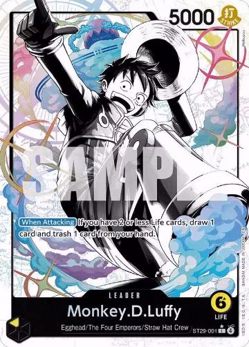 Monkey.D.Luffy (001) (Parallel) (ST29-001), ST-29: Starter Deck 29 Egghead — One Piece card price