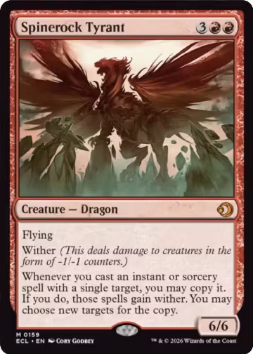 Spinerock Tyrant (159), Lorwyn Eclipsed — Magic card price