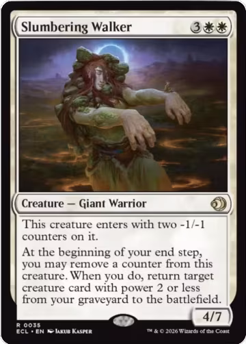 Slumbering Walker (35), Lorwyn Eclipsed — Magic card price