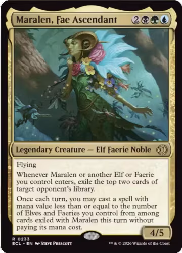 Maralen, Fae Ascendant (233), Lorwyn Eclipsed — Magic card price