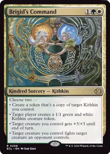 Brigid's Command (208), Lorwyn Eclipsed — Magic card price
