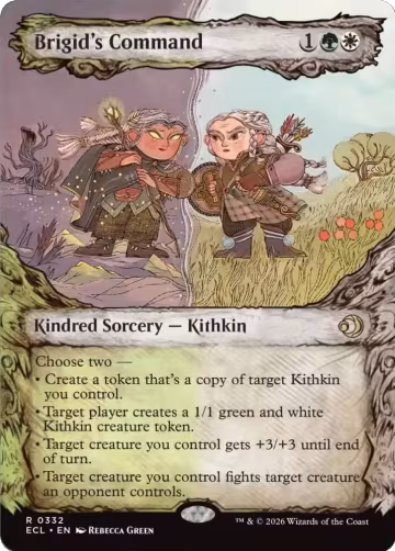 Brigid's Command (Showcase) (332), Lorwyn Eclipsed — Magic card price