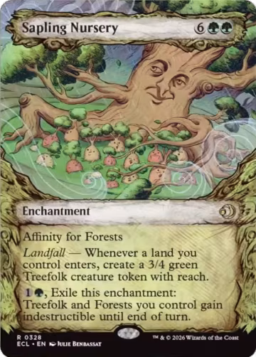 Sapling Nursery (Showcase) (328), Lorwyn Eclipsed — Magic card price