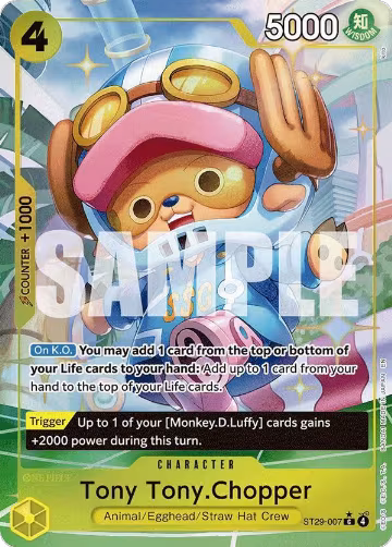 Tony Tony.Chopper (Full Art) (ST29-007), ST-29: Starter Deck 29 Egghead — One Piece card price