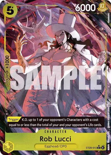 Rob Lucci (Full Art) (ST29-013), ST-29: Starter Deck 29 Egghead — One Piece card price