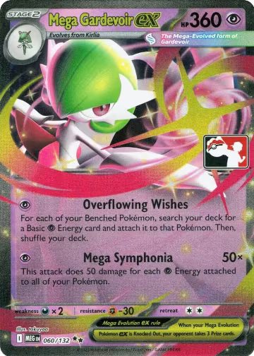 Mega Gardevoir ex - 060/132 (060/132), Prize Pack Series Cards — Pokémon card price