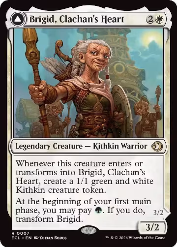 Brigid, Clachan's Heart (7), Lorwyn Eclipsed — Magic card price