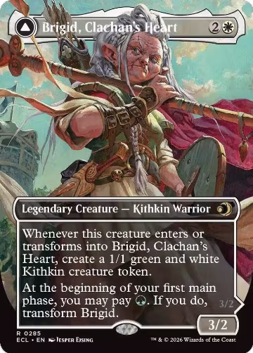 Brigid, Clachan's Heart (Borderless) (285), Lorwyn Eclipsed — Magic card price