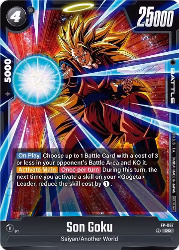 Son Goku (Tournament Pack 09) (FP-067), Tournament and Championship Promos — DB Fusion card price