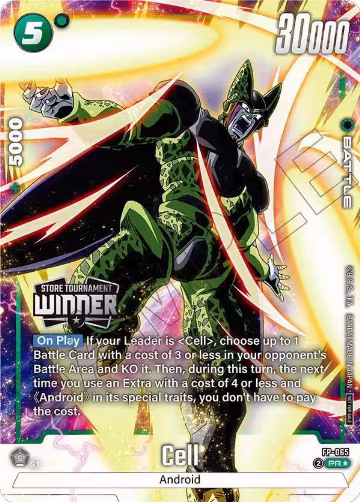 Cell (Tournament Pack -Winner- 09) (FP-065), Tournament and Championship Promos — DB Fusion card price
