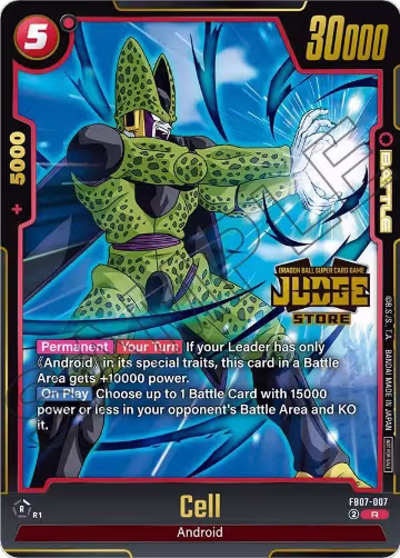 Cell (Judge Pack (Store Judge) 05) (FB07-007), Tournament and Championship Promos — DB Fusion card price