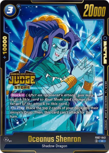 Oceanus Shenron (Judge Pack (Store Judge) 05) (FB07-043), Tournament and Championship Promos — DB Fusion card price