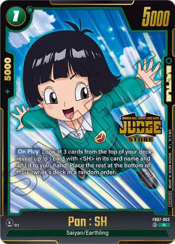 Pan : SH (Judge Pack (Store Judge) 05) (FB07-063), Tournament and Championship Promos — DB Fusion card price