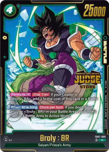 Broly : BR (Judge Pack (Store Judge) 05) (FB07-069), Tournament and Championship Promos — DB Fusion card price